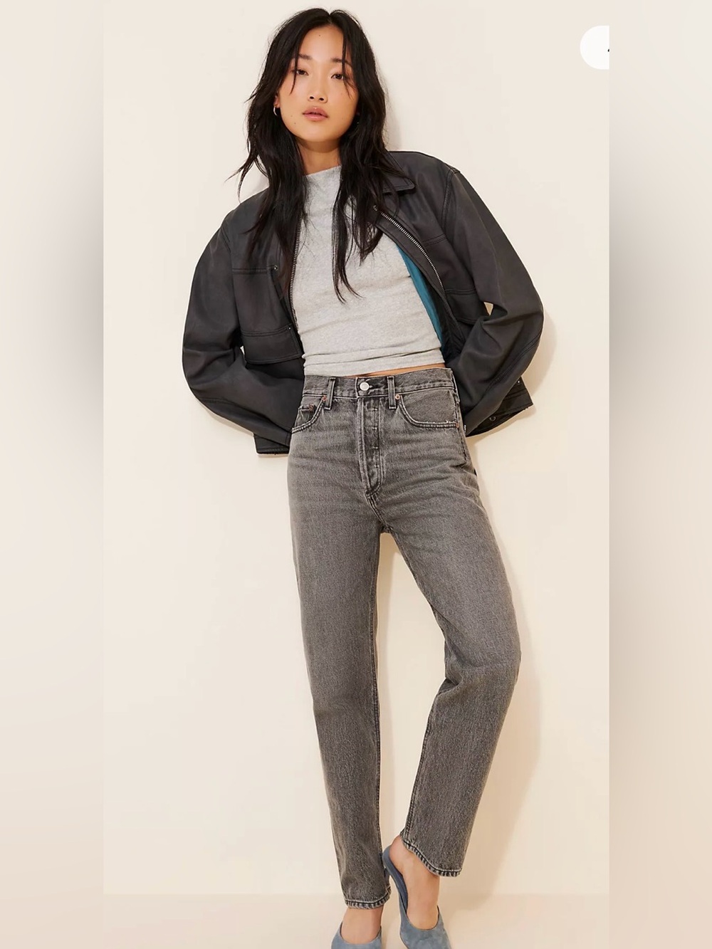 Agolde 90’s Pinch Waist High Rise Straight Leg Jeans
